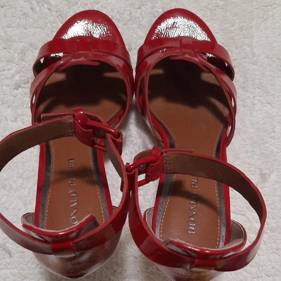 Donald J. Pliner Red Strappy Wedges - Picture 7 of 10